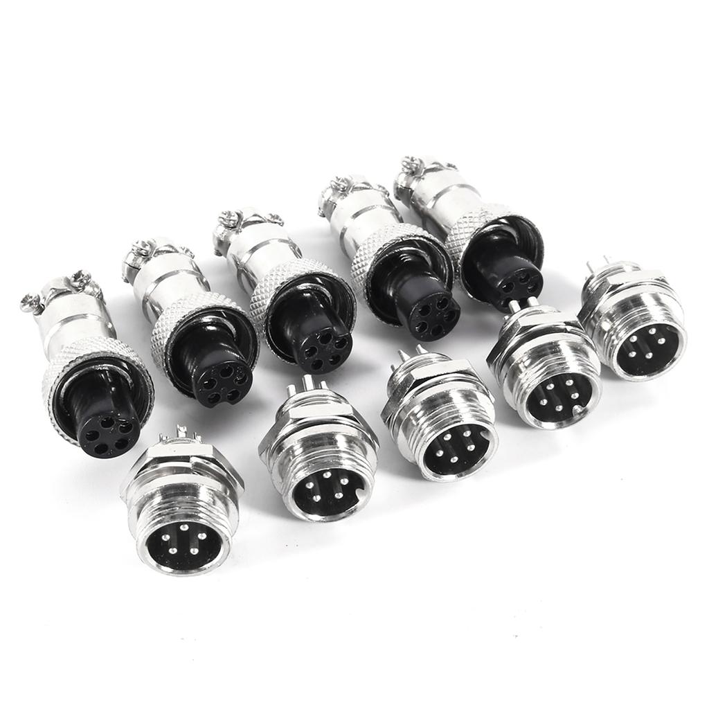 10 set GX12 5Pin 12mm Aviation Plug Masculin Femeie Metal Priza Conector