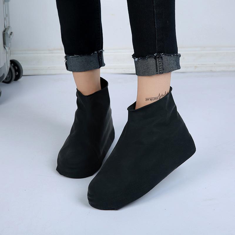Disposable Latex Wear-resistant Rain Protector Waterproof Boot Overshoes Non Slip Portable Shoe Covers Elastic