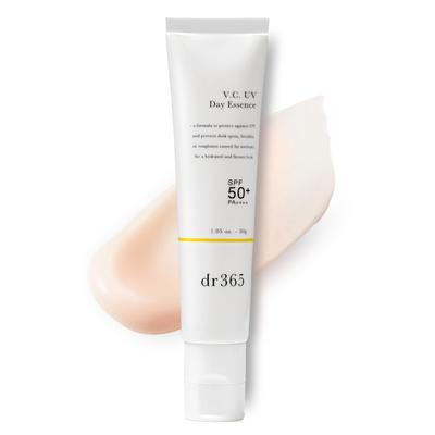 Dr365 UV Day Essence Sunscreen Face Daytime Serum Waterproof UV Cream Vitamin C Glutathione Pore Skin Care Sensitive Skin Moisturizing Ceramide Cica