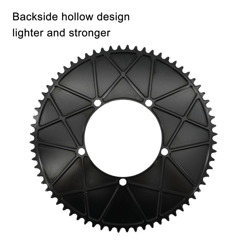 Stone Chainring 130 BCD for Shimano 5700 6700 Round 442T 48 50 58T 62T 66T 70T Road Bike ChainWheel 130bcd for Sram Red 12 Speed