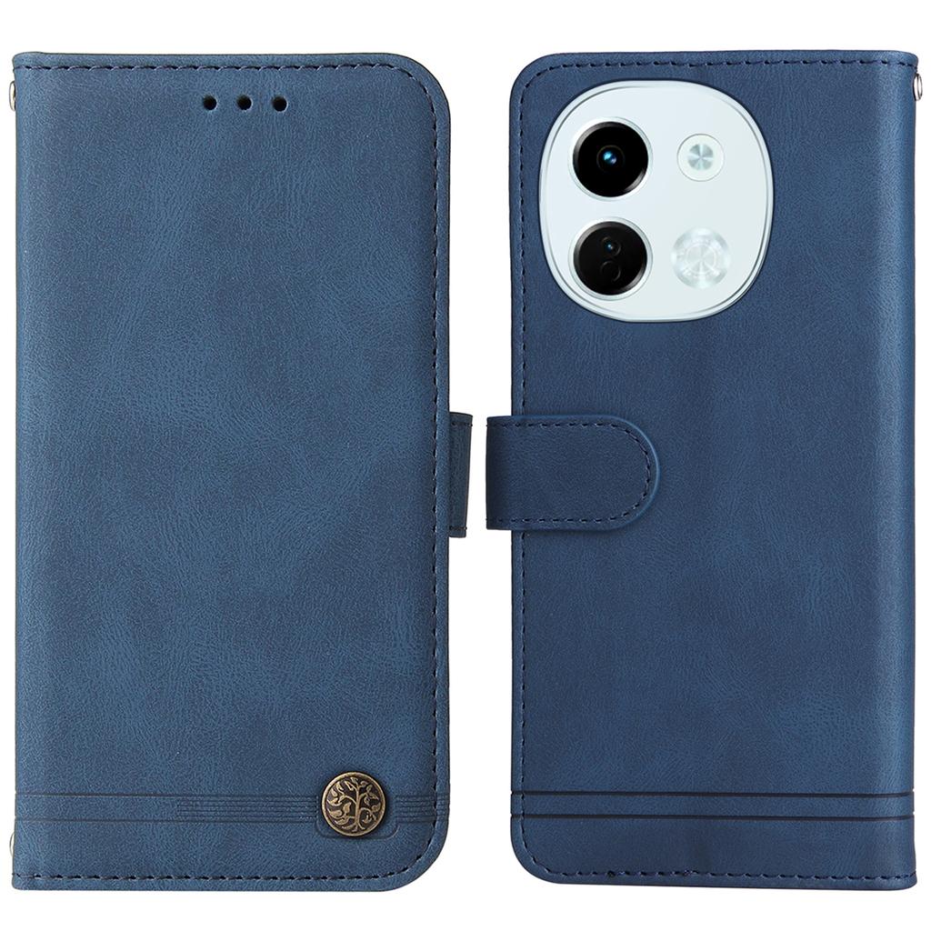 For TECNO Spark 30 5G/Pova 6 Neo 5G Leather Wallet Cases Skin Touch Phone Cover Stand with Strap