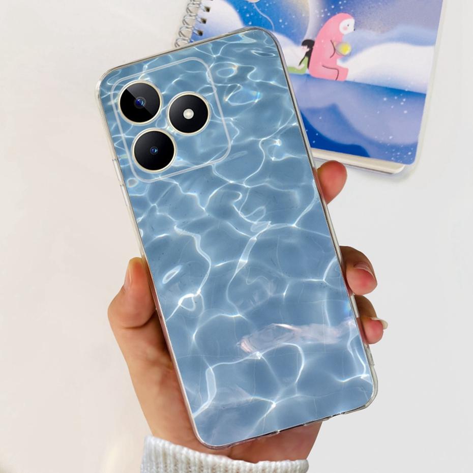 Jolie Coque Imprimée Pour Realme Note 50 RMX3834 Coque Arrière Souple en Silicone TPU Pour Étuis de Téléphone Realme Note50