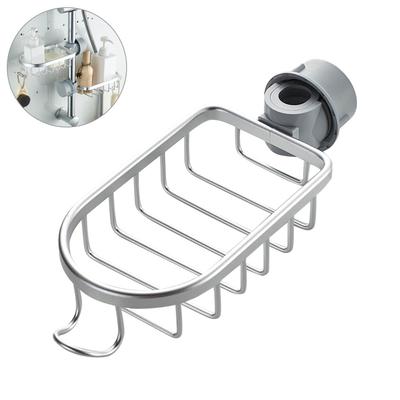 Küchenarmatur Schwammhalter Edelstahl Küchenspüle Caddy Korb Organizer Badezimmer Dusche