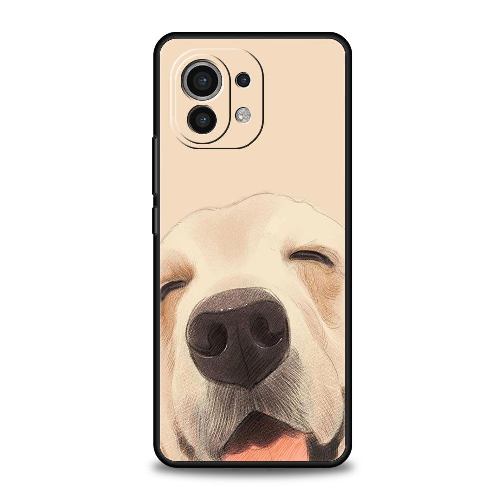 Labrador Golden Retriever Dog Case For Xiaomi Mi 15 14 13 12 11 Lite 13T 12T Pro Poco X6 X5 X4 Pro 5G X3 NFC F6 F5 F4 M5 Cover