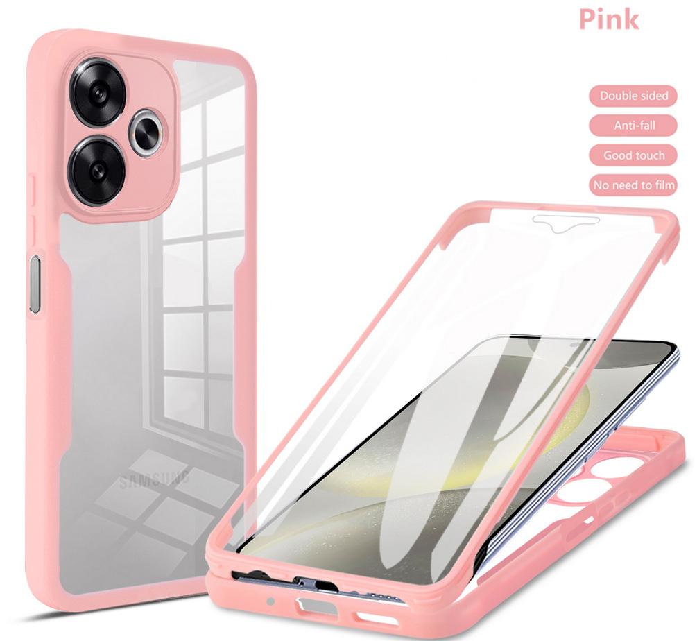 Fully Coverage case For POCO M6 4G F6 Pro X6 Pro M6 Pro F5 Pro X5 X4 GT X4 Pro M4 Pro F3 X3 Pro C65 double protect shield cover