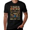 Egyptian Essence TShirt Retro Style Print Casual Top