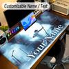 Large Mouse PadBenson Boone Custom Name Text Personalized Desk Mat Non Slip Gaming Pad