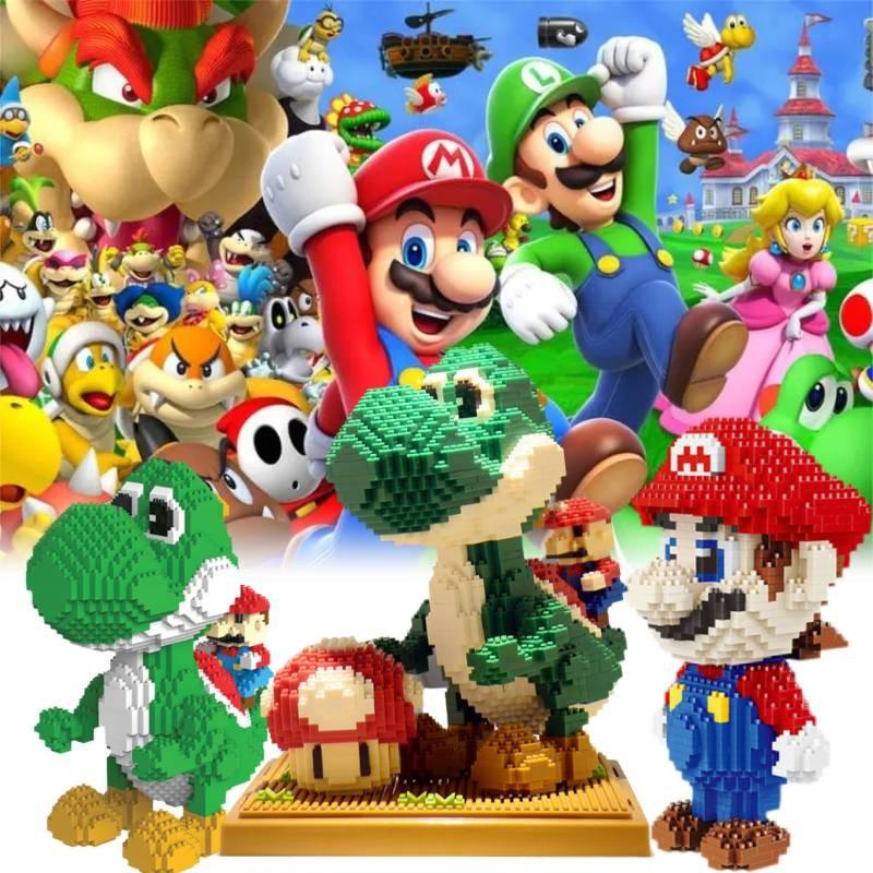 Classic Yoshi Mario Building Blocks Set Featuring 800 High Quality Creative Pieces