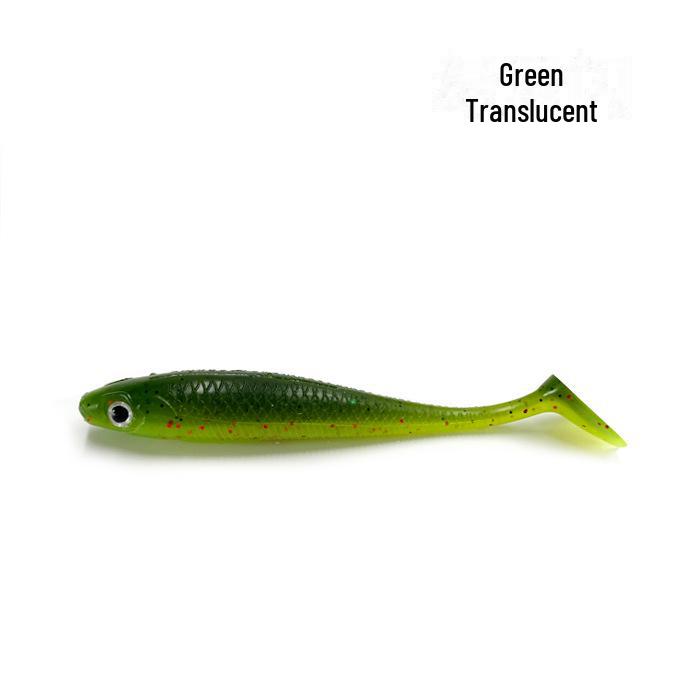 

Бионическая приманка с Т-образным хвостом и утиной лапкой: Двухцветная мягкая приманка для пресноводной и морской рыбалки, идеально подходит для ловли окуня, мандаринки и черной рыбы. 2g6.5cm10 pieces (bag)