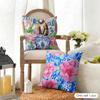 Monkey In Chinoiserie Garden Cushion Cover Natural Linen Organic Fabric Double-Sided Printing Sofa Home Decor Gift Pillow Cover
