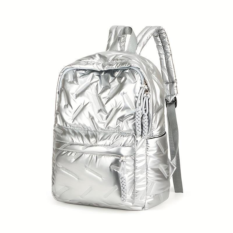 

Зимний космический нейлоновый рюкзак с мягкой подкладкой женский большой вместимости школьная сумка для студента уличный рюкзак для отдыха