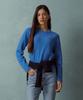 BROOKS BROTHERS [Women'S] Wool Cable Sweater (Blue) (Bbwrwbf401)