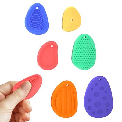 MHSKNHW Duyusal Taş Otizm ve Gelişimsel için Silikon Stres Giderici Oyuncaklar Seti Sıkılabilir Fidget Sakinleştirici Kaygı Stres Giderici Oyuncaklar Çocuklar ve