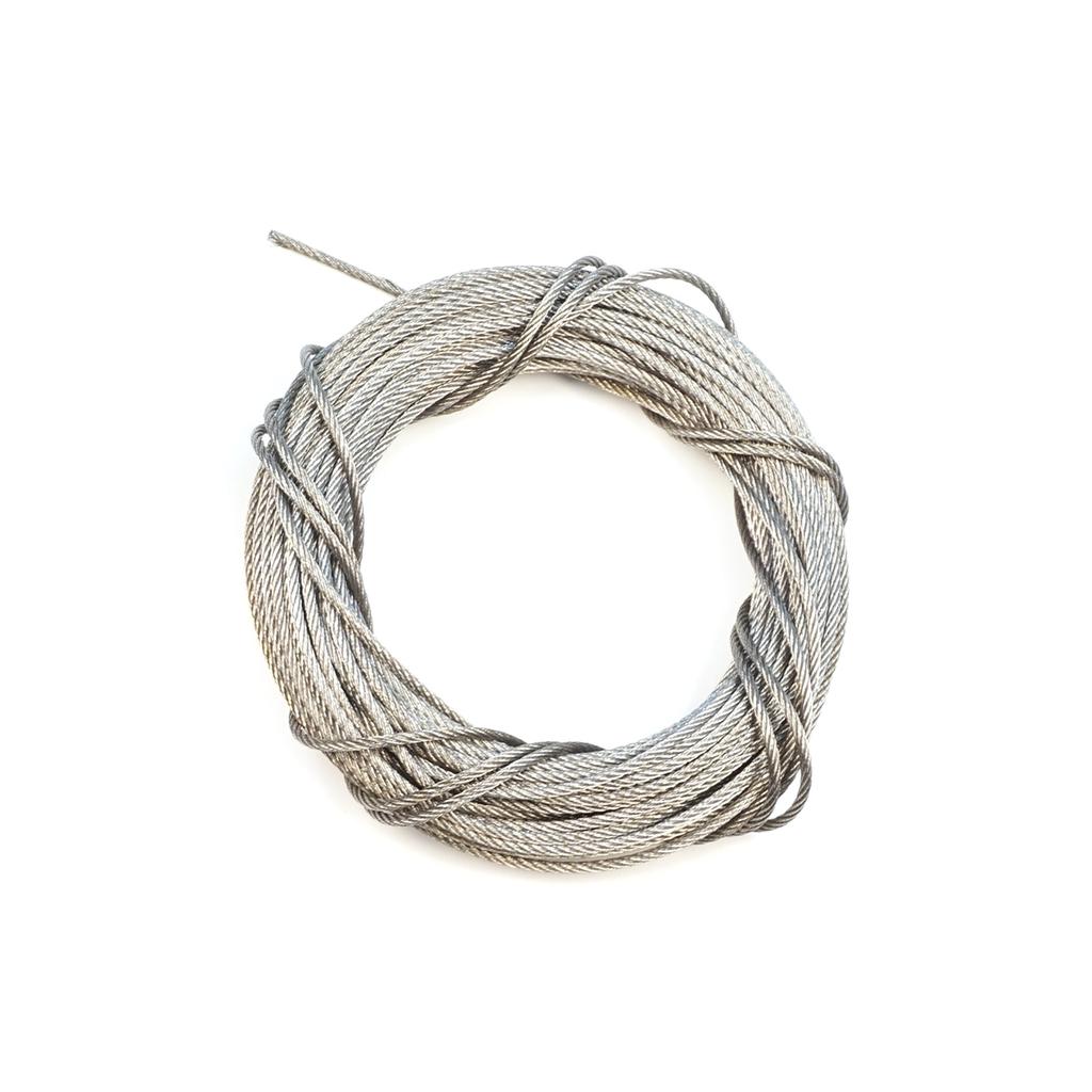 BWR5474-1 Window Regulator Repair Cable Steel Wire Rope 7x7 Diameter: 1.7 Mm Length : 10 Meter for Car Window Regulator
