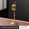 Chinese Alloy Tall-Legged Magpie Incense Burner Ornament - Sandalwood Indoor Handicraft Gift