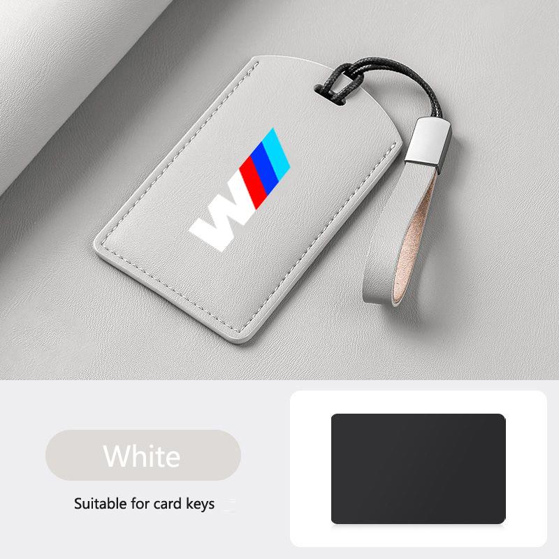

Hot 2025 Leather Car Card NFC Card Smart Remote Key Case Cover Shell For BMW Pack New 5 Series New 3 Series x5 X7 Keychain Acces