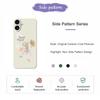 For iPhone 17 Case Sketch Leaves Pattern Printing Straight Edge TPU Phone Back Cover