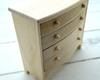starPG Dollhouse Scenery Series Scale Miniature Wooden Furniture 1/12 (Wooden Chest)