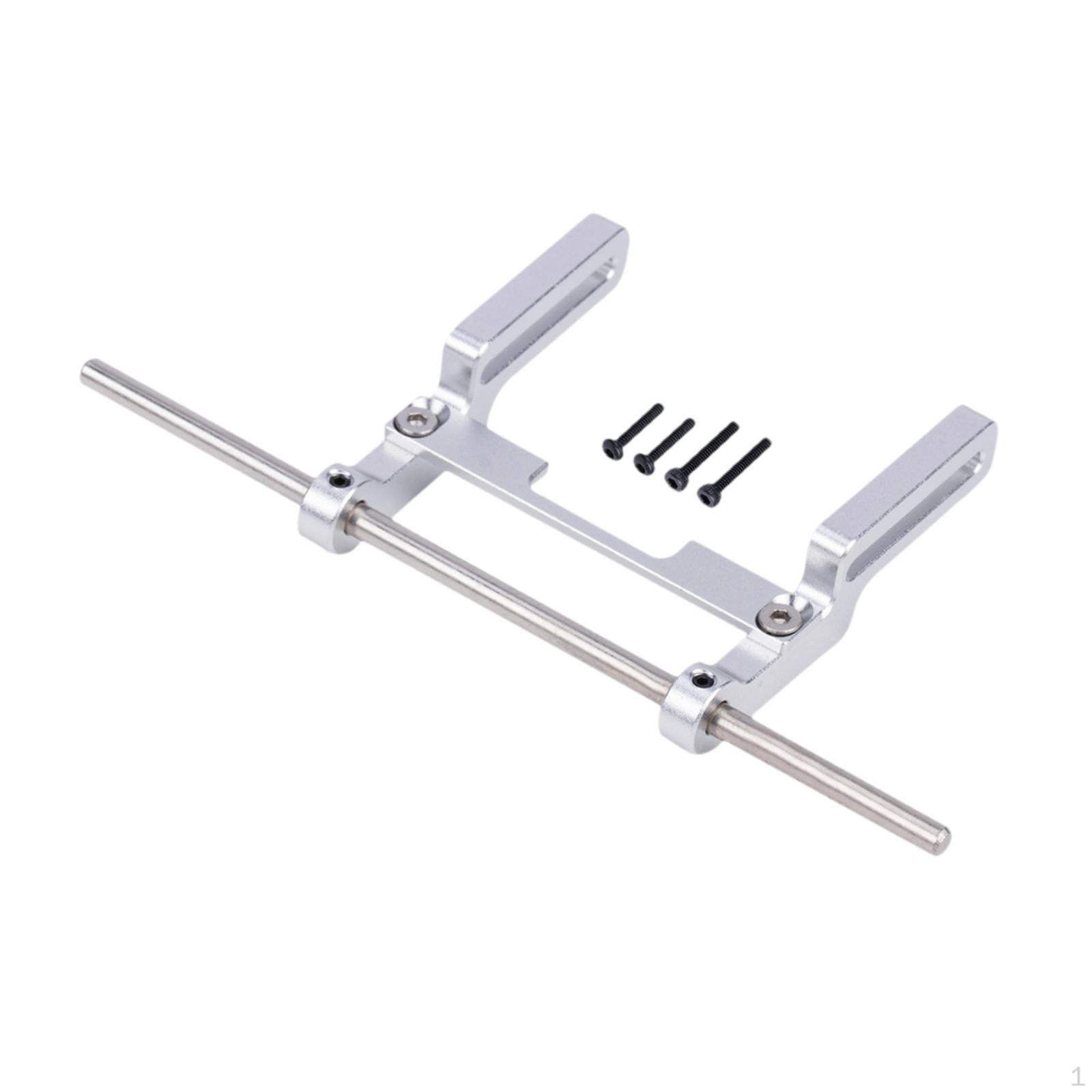 

Радіокерована машина Передній бампер Антизіткнення 1:18 Багатоцільові Легка Установка Замінні Частини для TRX-4M срібний