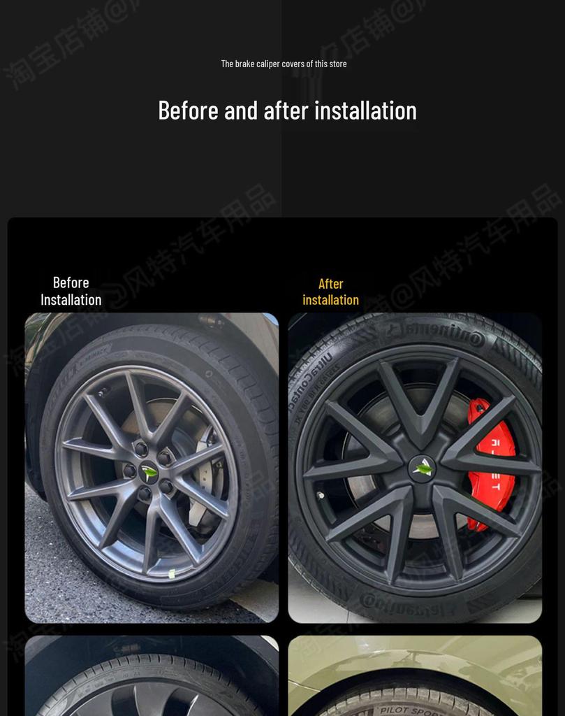 Tesla Model 3/Y Wheel Hub Brake Caliper Color Mod Accessories