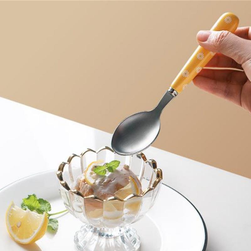 Children Tableware Stainless Steel Spoon Body Forging Cartoon Lovable Portable Creative Idea Childrens Dessert Spoon And Fork