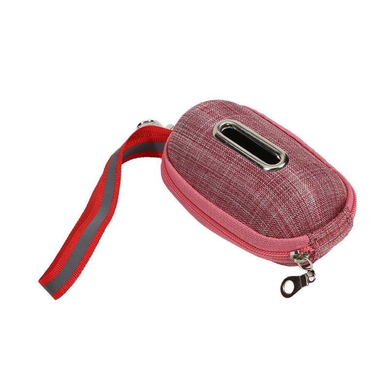 Portable Outdoor Pet Dog Poop Bag Dispenser Pick-Up Waste Holder Pouch with Rope Cleaning Waste Garbage Box