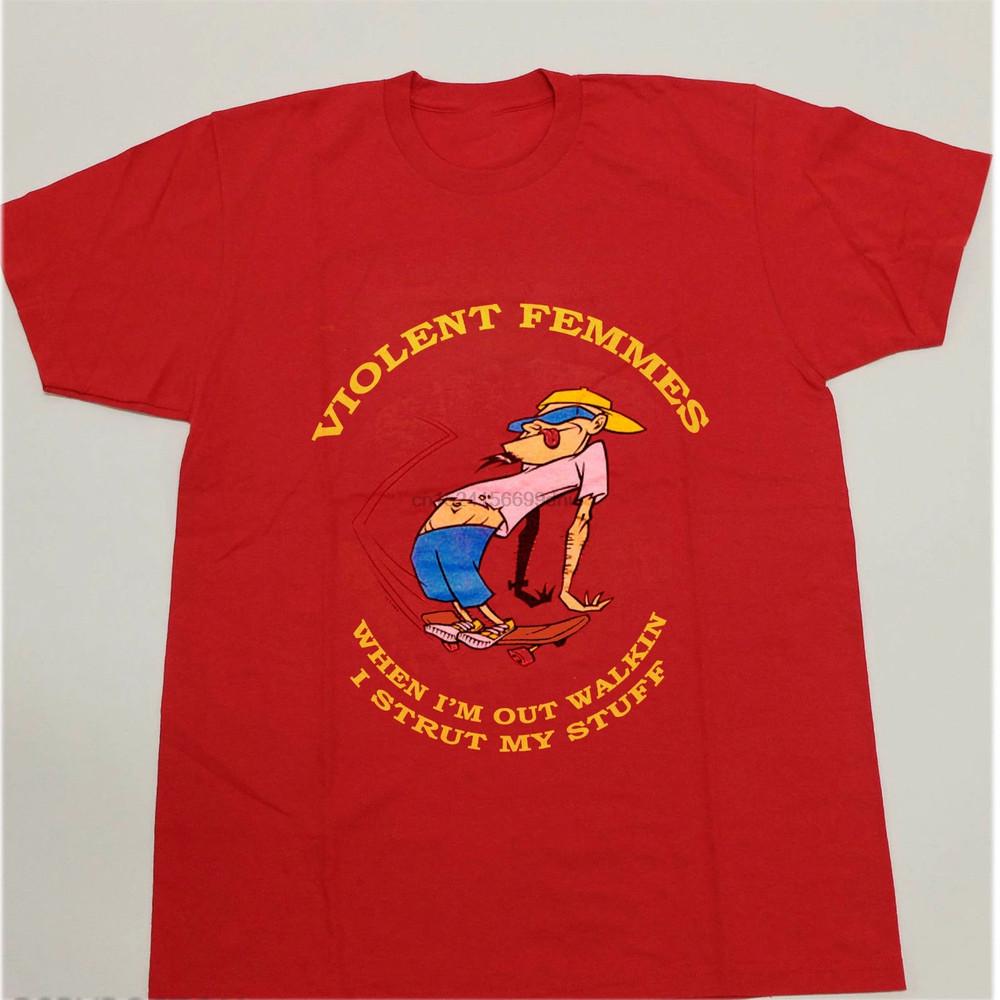 T-shirt Album Violent Femmes Rossa Unisex Tutte le Taglie JJ4275 T-shirt Unisex