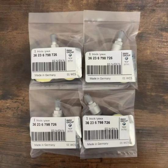 4 шт. OEM Датчик Давления в Шинах TPMS для BMW E82E90E60 E66 E70 X3 X5 X6 Z4