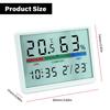 Digital Home Indoor Temperature Humidity Meter with LCD Display - Professional Thermometer Hygrometer Sensor for Weather Station