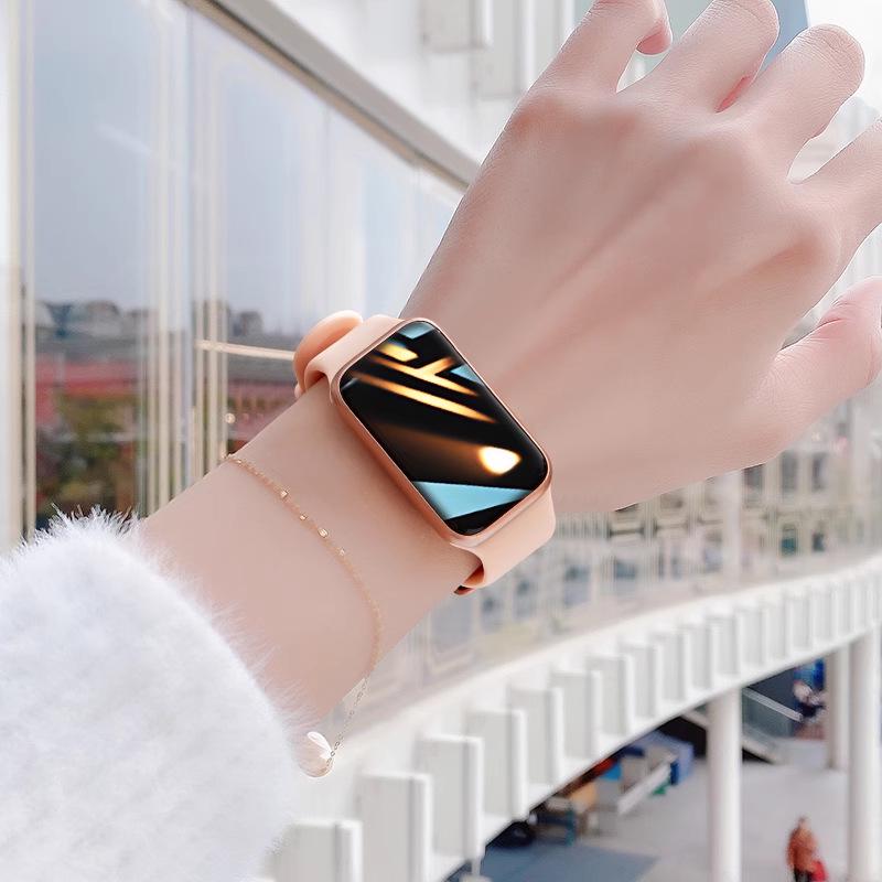 Montre de sport intelligente pour femmes avec moniteur de fréquence cardiaque et podomètre