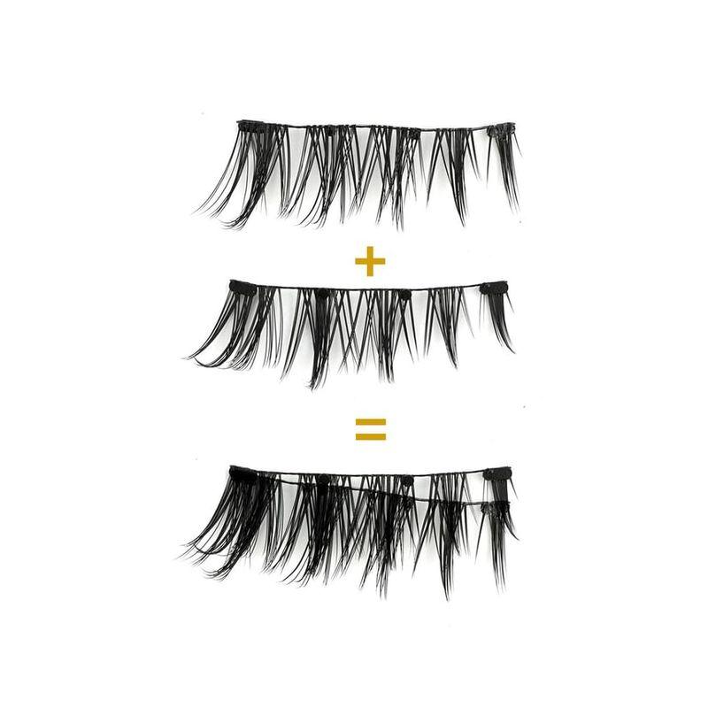 Lashie - Dichte magnetische kleberfreie künstliche Wimpern