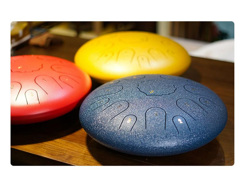 Éterický ocelový jazykový buben - 6/8/10/12/13/14 palcový Handpan perkusní nástroj.