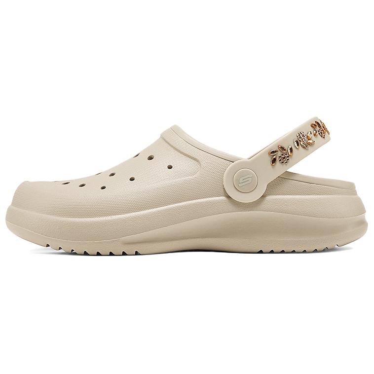 Skechers Slip-Ins Go Walk 7 Удобные Модные Клоги Женская Обувь Бежевые 111474-NAT 35