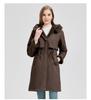 Two-sided Wearing Large Fur Collar Mid-length Fleece-lined Parkas Women's Cotton-padded Coat Thickened Jacket