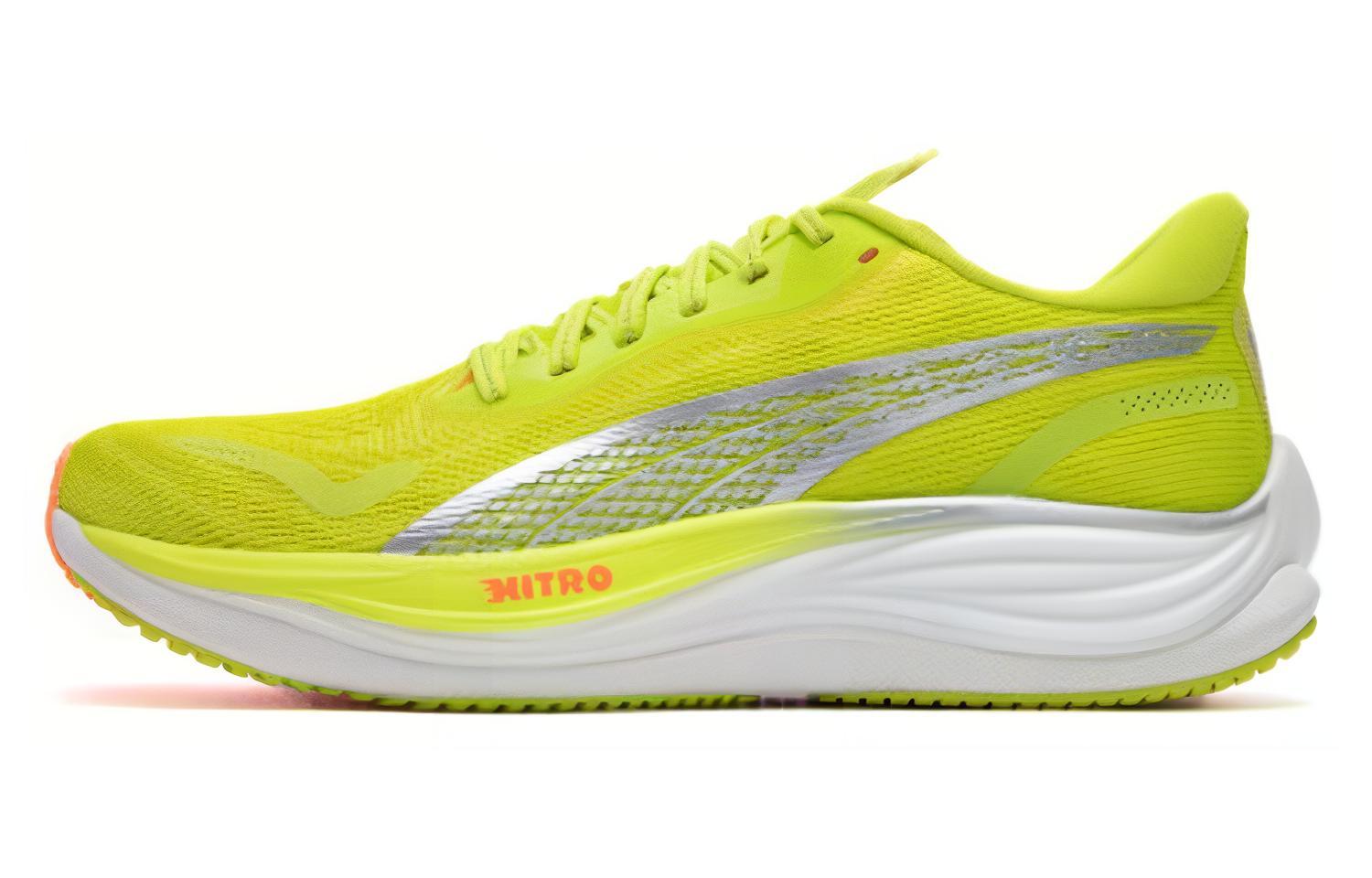 PUMA Velocity Nitro 3 Низкие Повседневные Городские Беговые Кроссовки Мужские Зеленые 380080-02 40