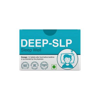DEEP-SLP Tablets | Ayurvedic Herbal Blend for Relaxation & Restful Sleep | 1000 Mg