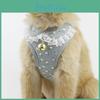 Convenient And Comfortable Dog Harness With Unique Bling Grid Design For All Seasons