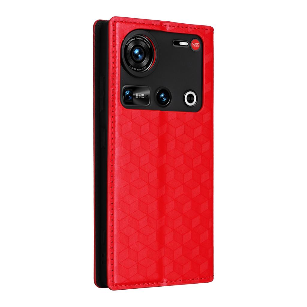 Pro ZTE nubia Z70S Ultra 5G/nubia Z70 Ultra 5G Peněženkové pouzdro Kosočtvercově ražený kožený kryt na telefon