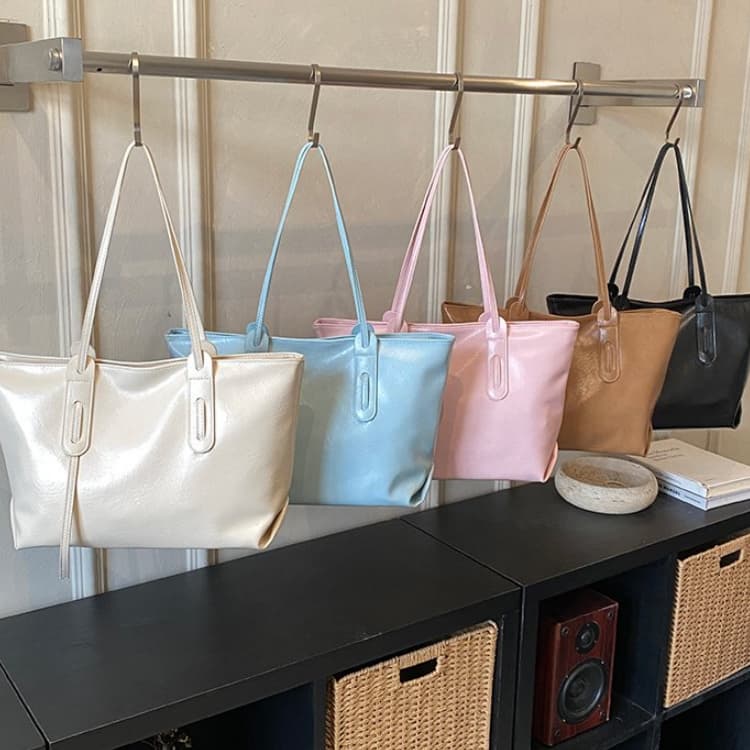 Borsa a tote di grande capacità borsa a spalla da donna