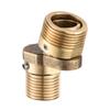 Thick Shower Faucet Adapter 360 Degree Rotating Adjustable Leg Copper Angled Curved Foot Bathroom Accessories