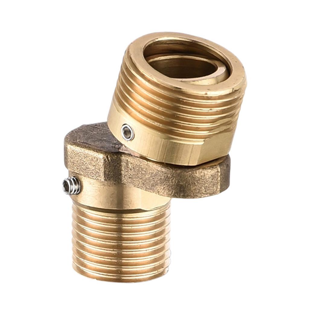 Thick Shower Faucet Adapter 360 Degree Rotating Adjustable Leg Copper Angled Curved Foot Bathroom Accessories