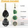 Key Fob Replacement for Toyota Camry Corolla HYQ12BBY H Chip 4D67 315MHz Remote Key 2007-2011 Camry 2009-2010 Corolla – Must Match Original Key