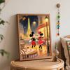 Disney Mickey Minnie Mouse Paris Eiffel Tower Paint by Numbers Painting Art Kit Home Decor Gift