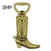 Durable Zinc Alloy Openers Cowboy Boot Bottle Opener, Western Theme with Themed Celebration Supplies Thank You Card, Unique Party Favors for Weddings