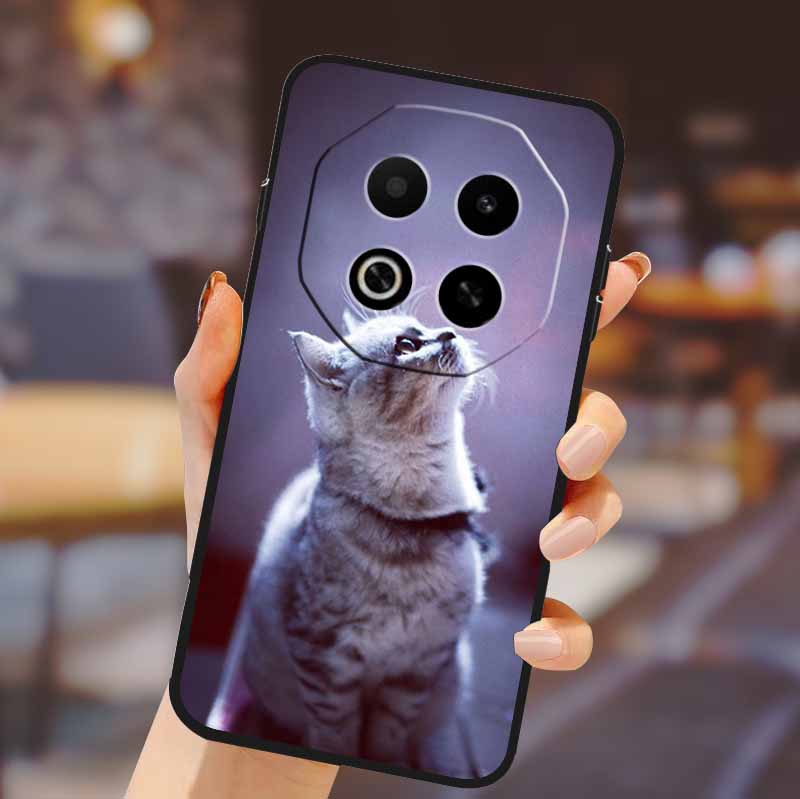 Phone Cover For Meizu Note 16 Case Meizu Note16 Lovely Cartoon Soft TPU Shield Painted Cat Silicone Back Funda for Meizu Note16