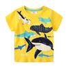 Children's Glow-in-the-Dark Shark Print Summer T-Shirt 2026
