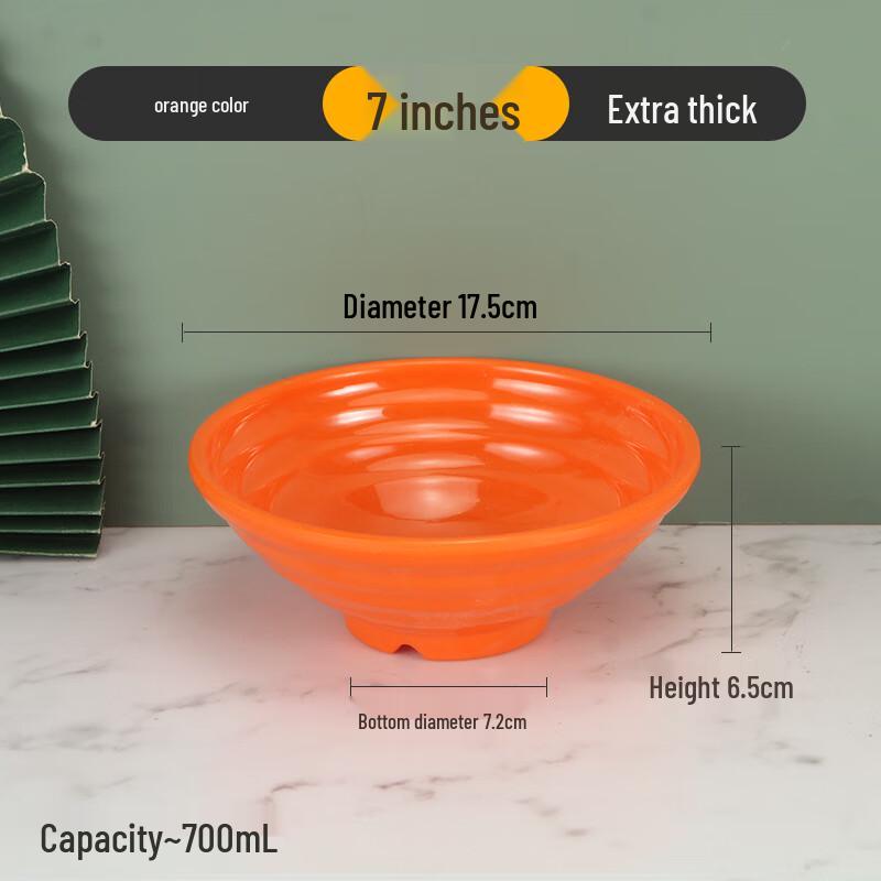 LYGIL Extra Thick Melamine Noodle & Soup Bowl