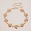 A New Style of High-end Women's Waist Chain with Metal Hollowed-out Patterns and Geometric Designs