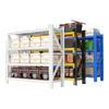 White 4-Tier Light-Duty Warehouse Storage Shelf
