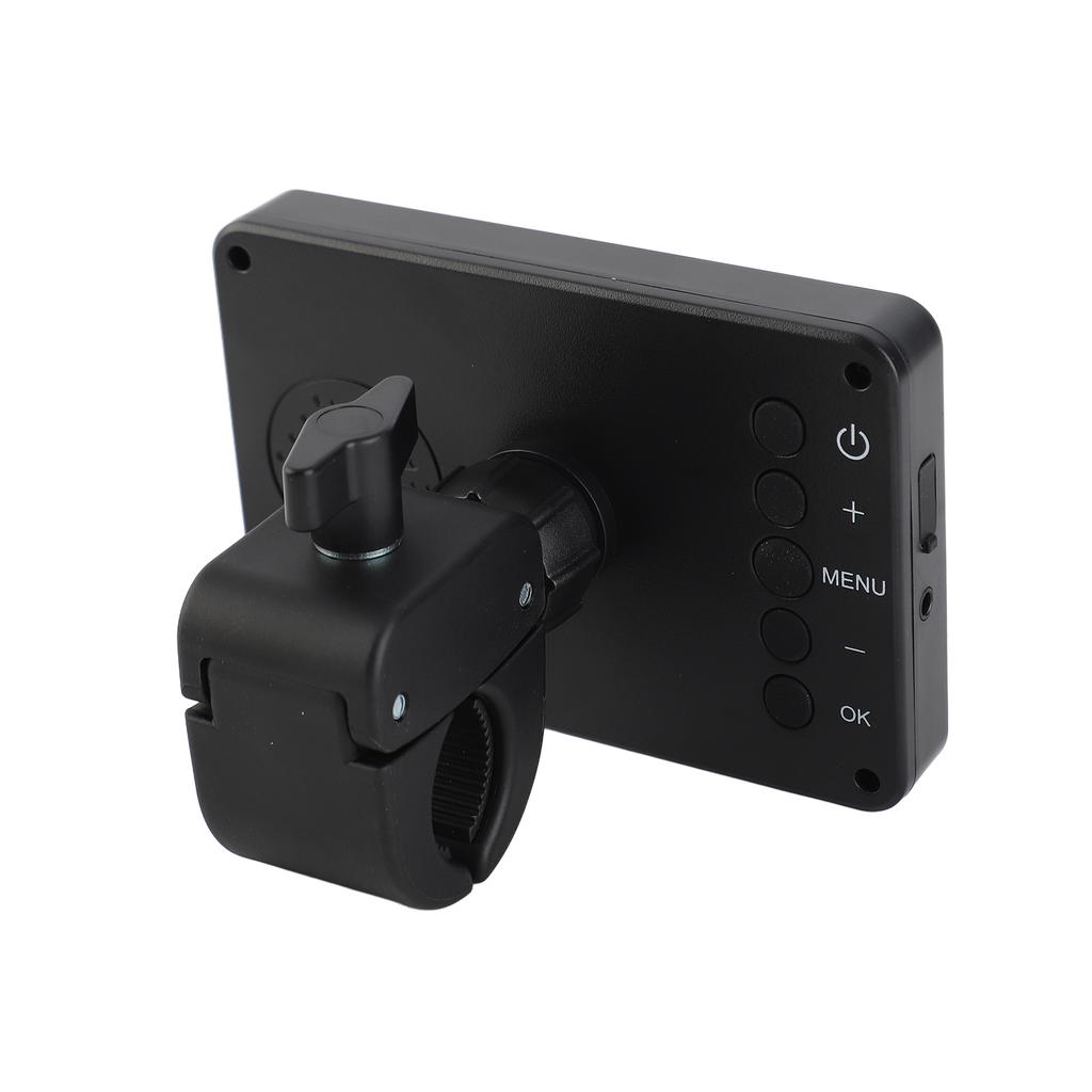 Handlebar Bike Mirror 1080P Bike Rear View Camera with 4.3in Display 110 Degrees  Wide Angle View Rotatable Bracket